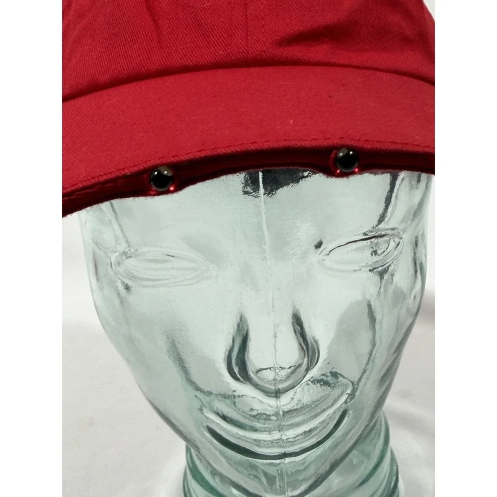 LL Bean Pathfinder LED Hat Red Hiking Camping Gorpcore Outdoor Ca